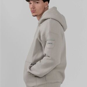 Comfrt Travel Essentials Hoodie - Stone Sz L